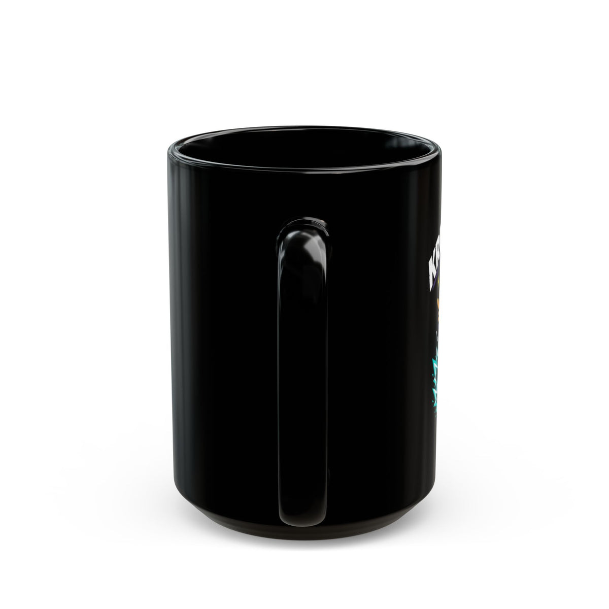 KH - Electric Hippie Black Mug — 15 oz