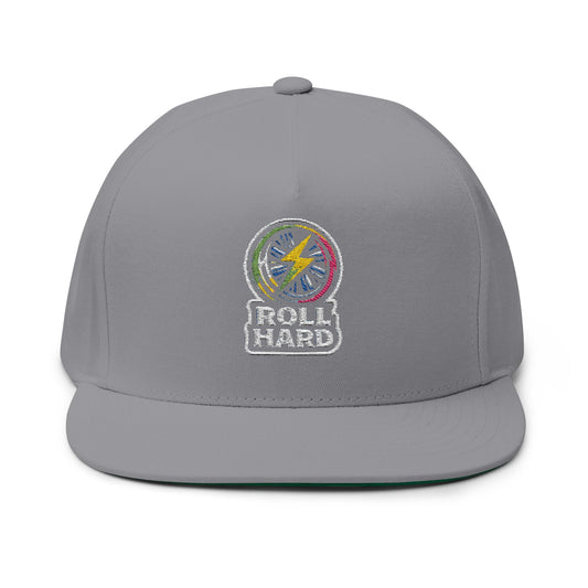 KH - Flat Bill Cap — Embroidered "Roll Hard"