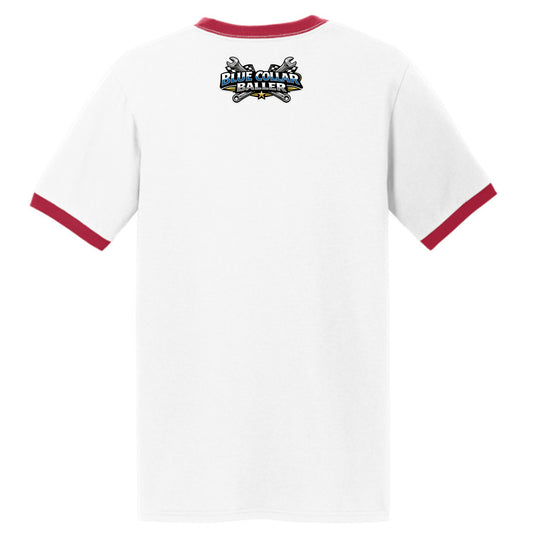 White/ Red - PC54R - BACK