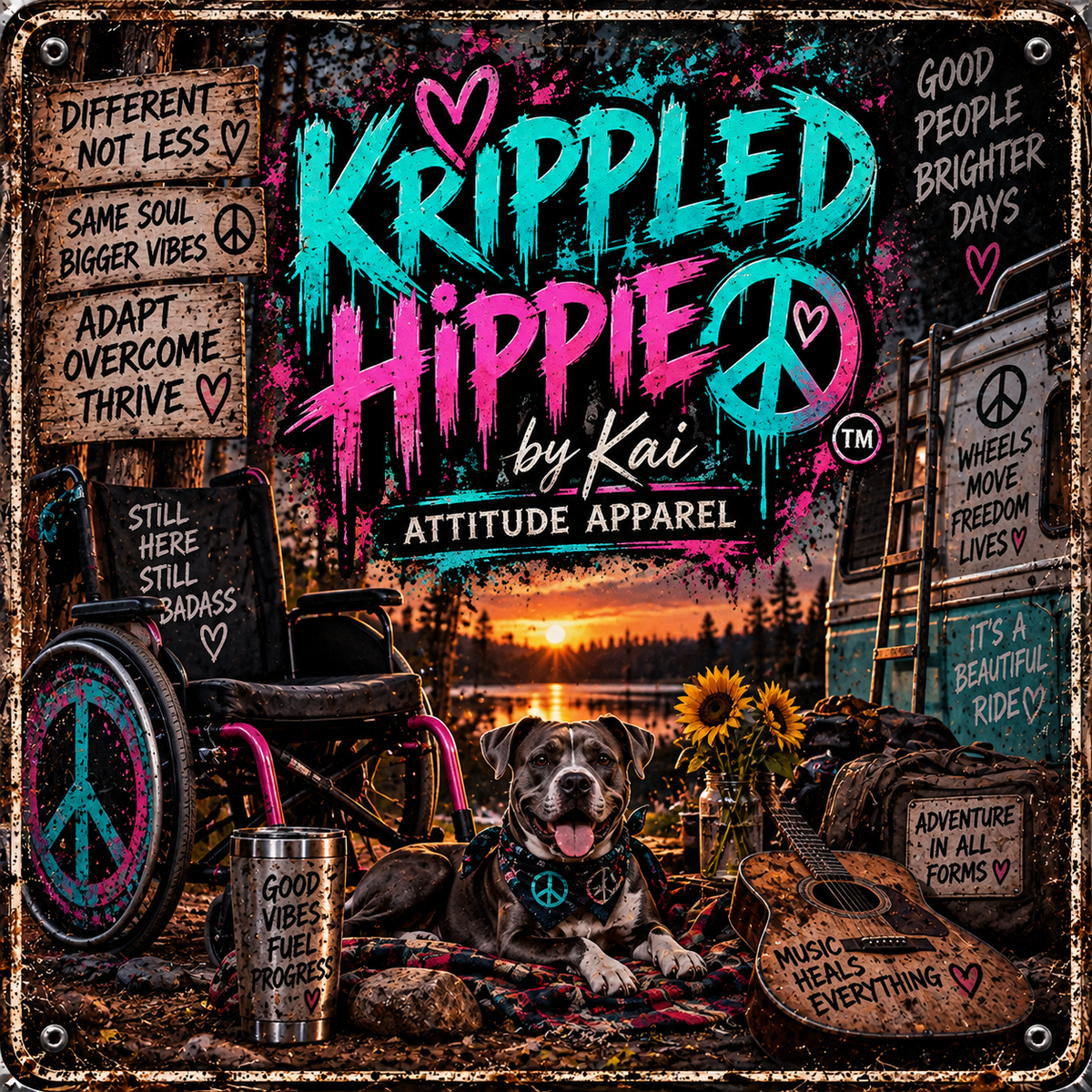 Krippled Hippie by Kai