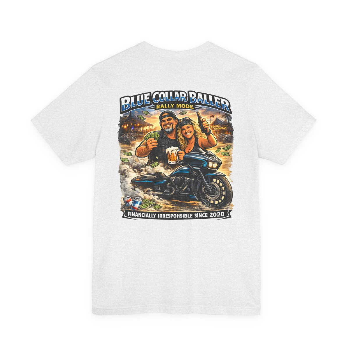 Blue Collar Baller - Motorcycle Tee