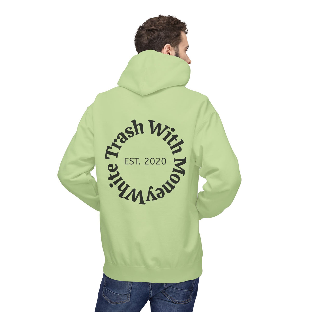 White Trash With Money Hoodie — Circular Back Logo, Est. 2020