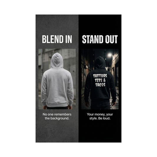 "Blend In / Stand Out"  Wall Art