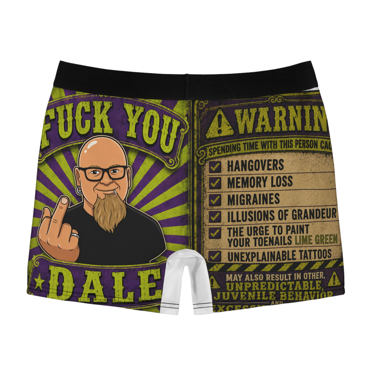 Events — 'Fuck You Dale' Graphic Novelty Underwear