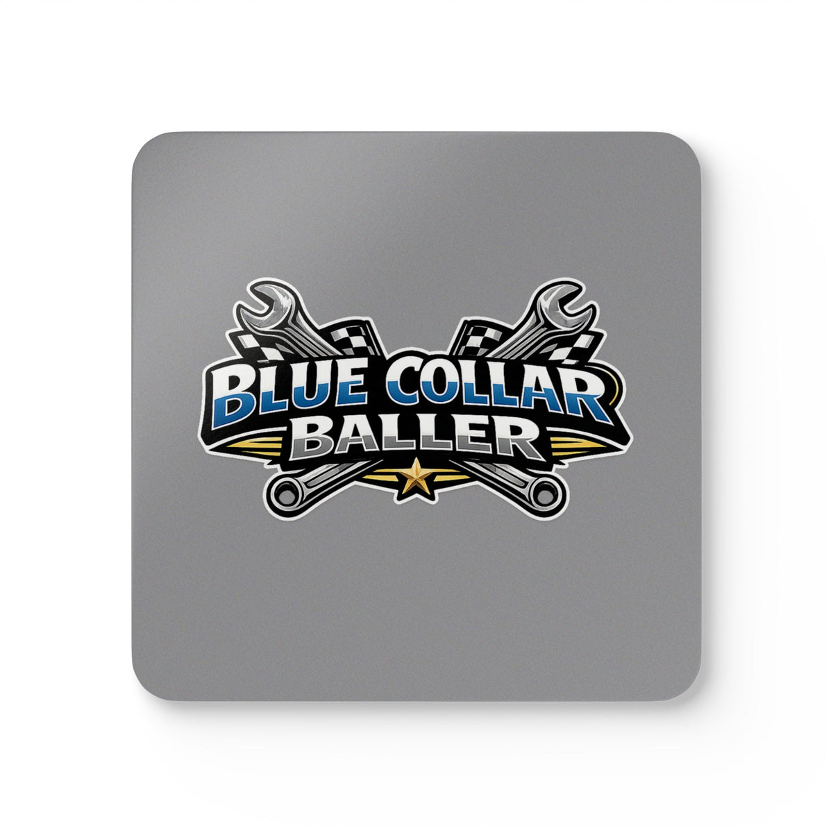 Blue Collar Baller - 4 pc Coaster Set