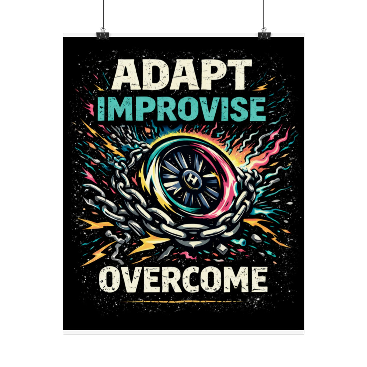"Adapt Improvise Overcome" - Wall Art
