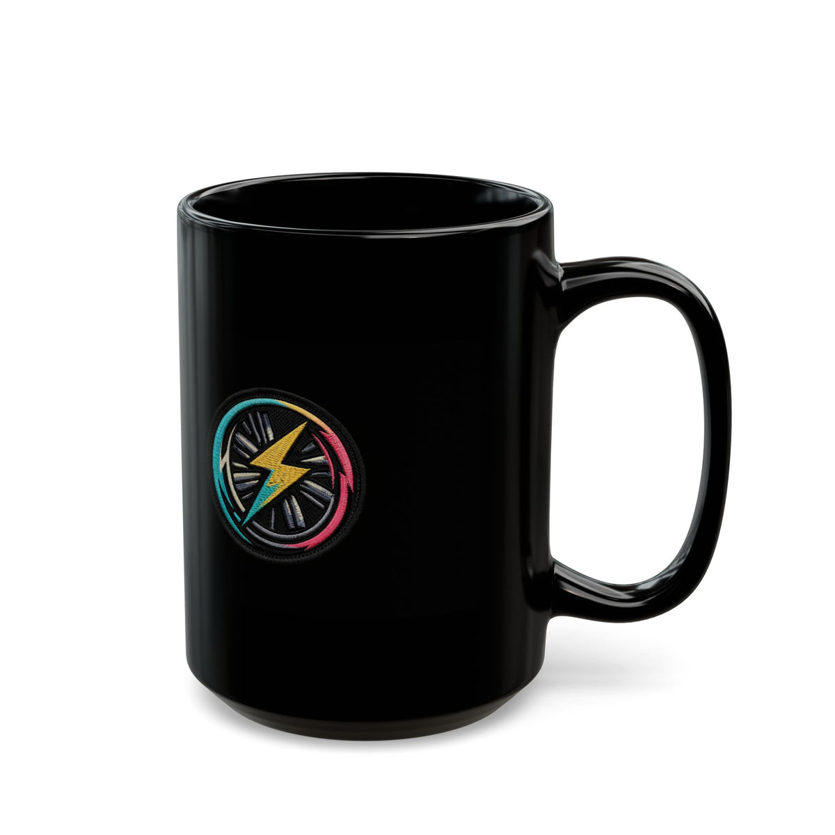 KH - Electric Hippie Black Mug — 15 oz