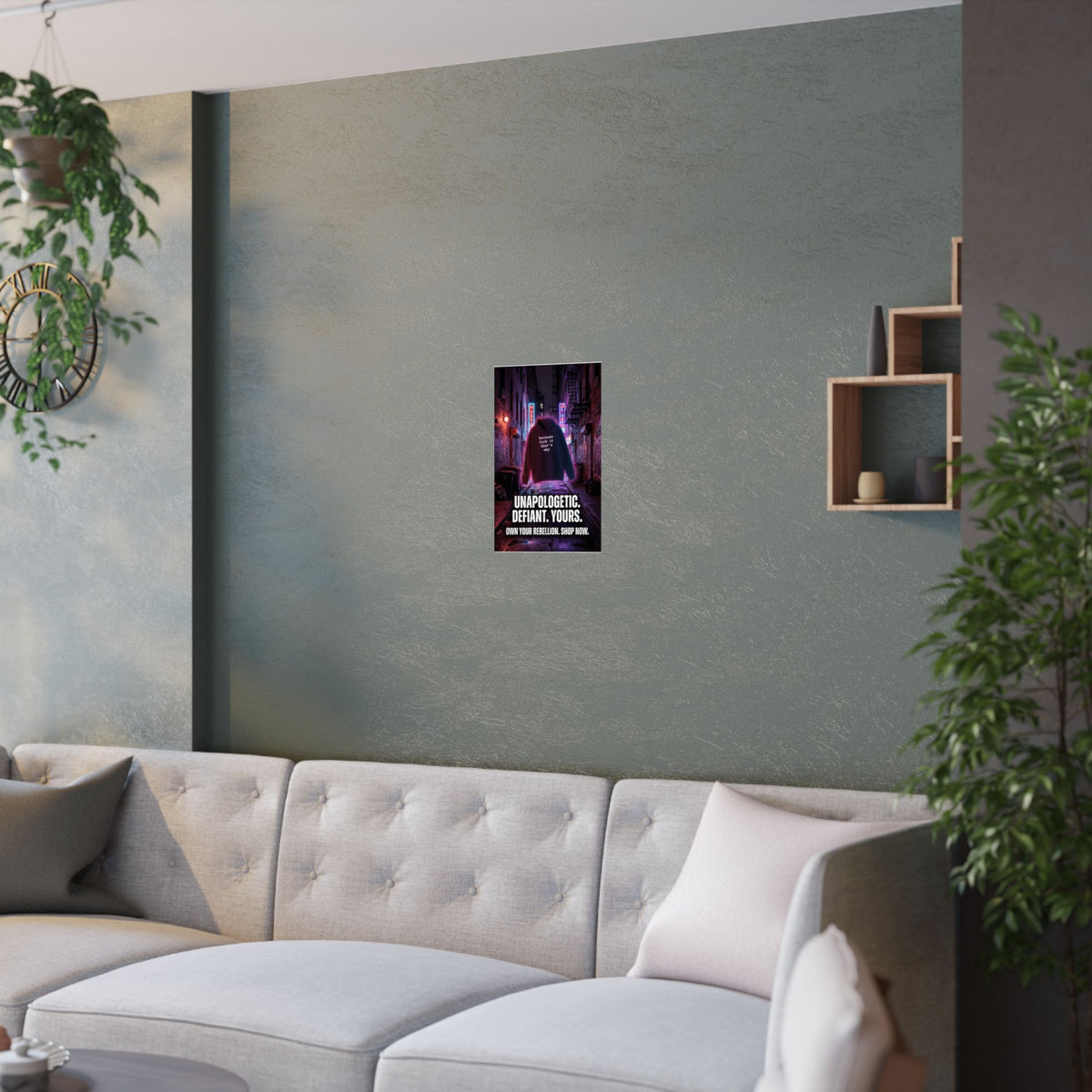 "Unapologetic. Defiant. Yours." - Wall Art
