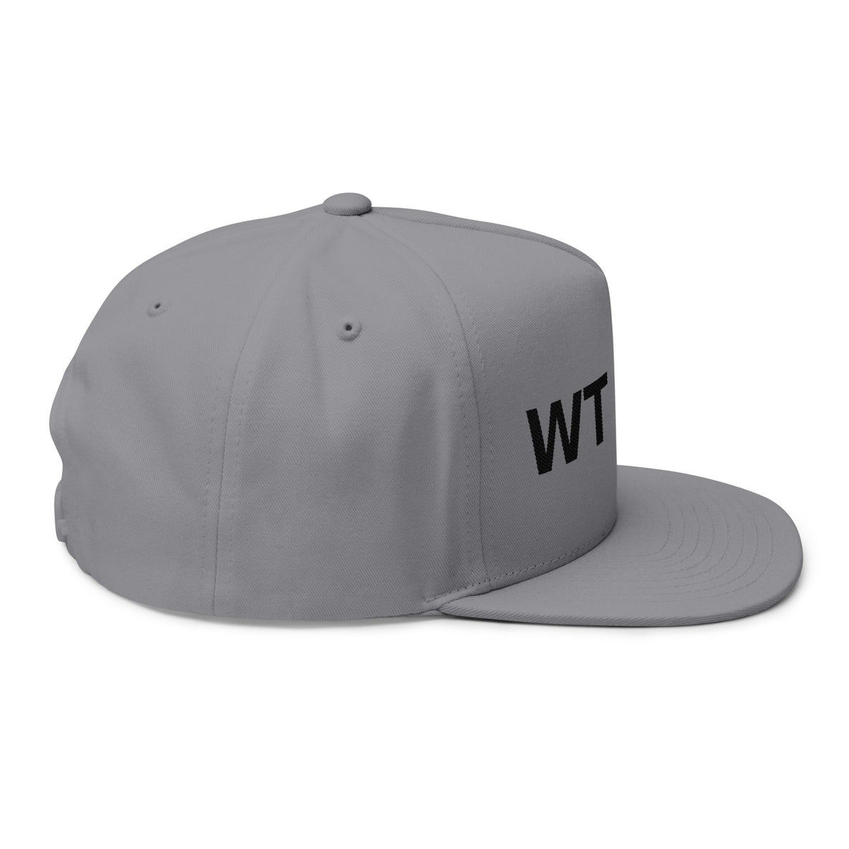 White Trash With Money - WT | WM Embroidered Flat Bill Cap