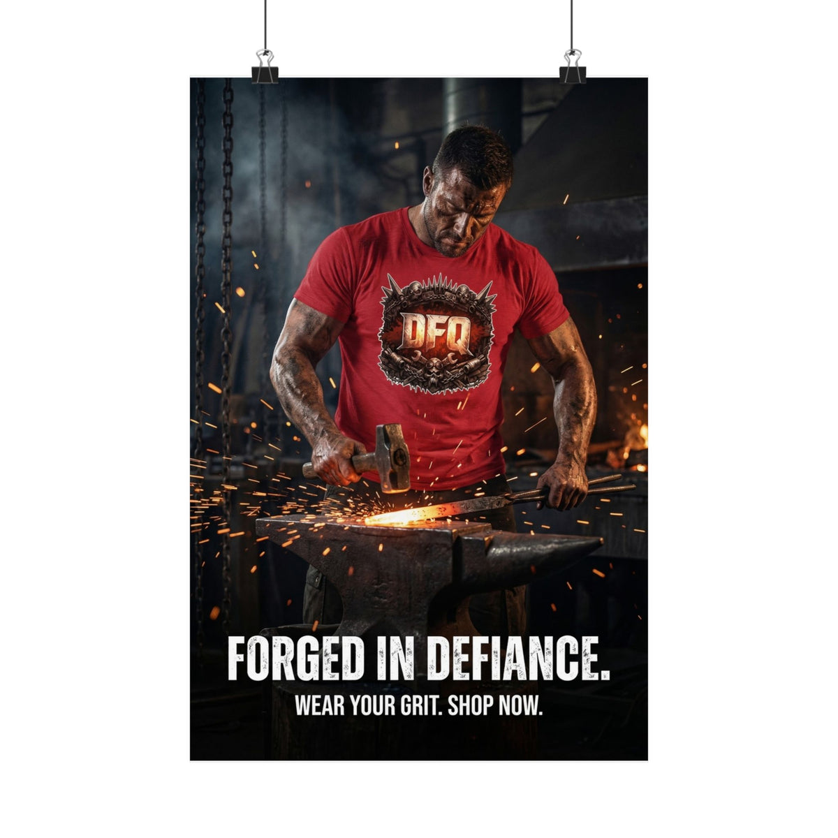 "Forged In Defiance" - Wall Art