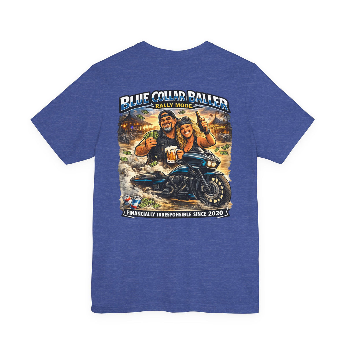 Blue Collar Baller - Motorcycle Tee