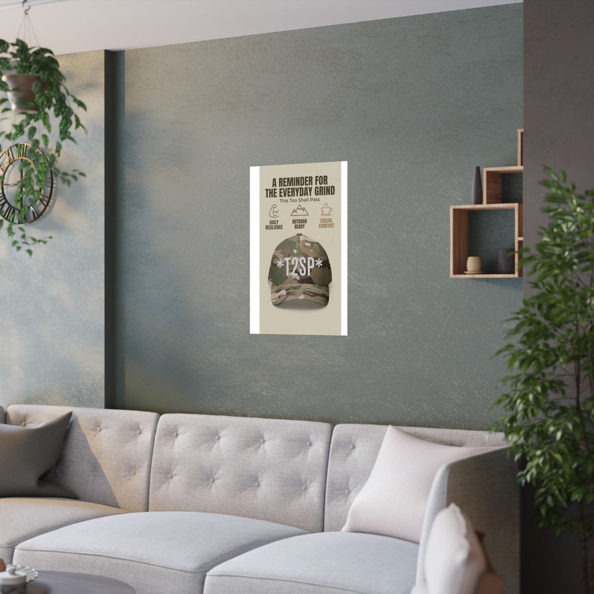 "A Reminder for the Everyday Grind" -  Wall Art