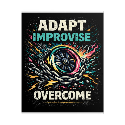 "Adapt Improvise Overcome" - Wall Art