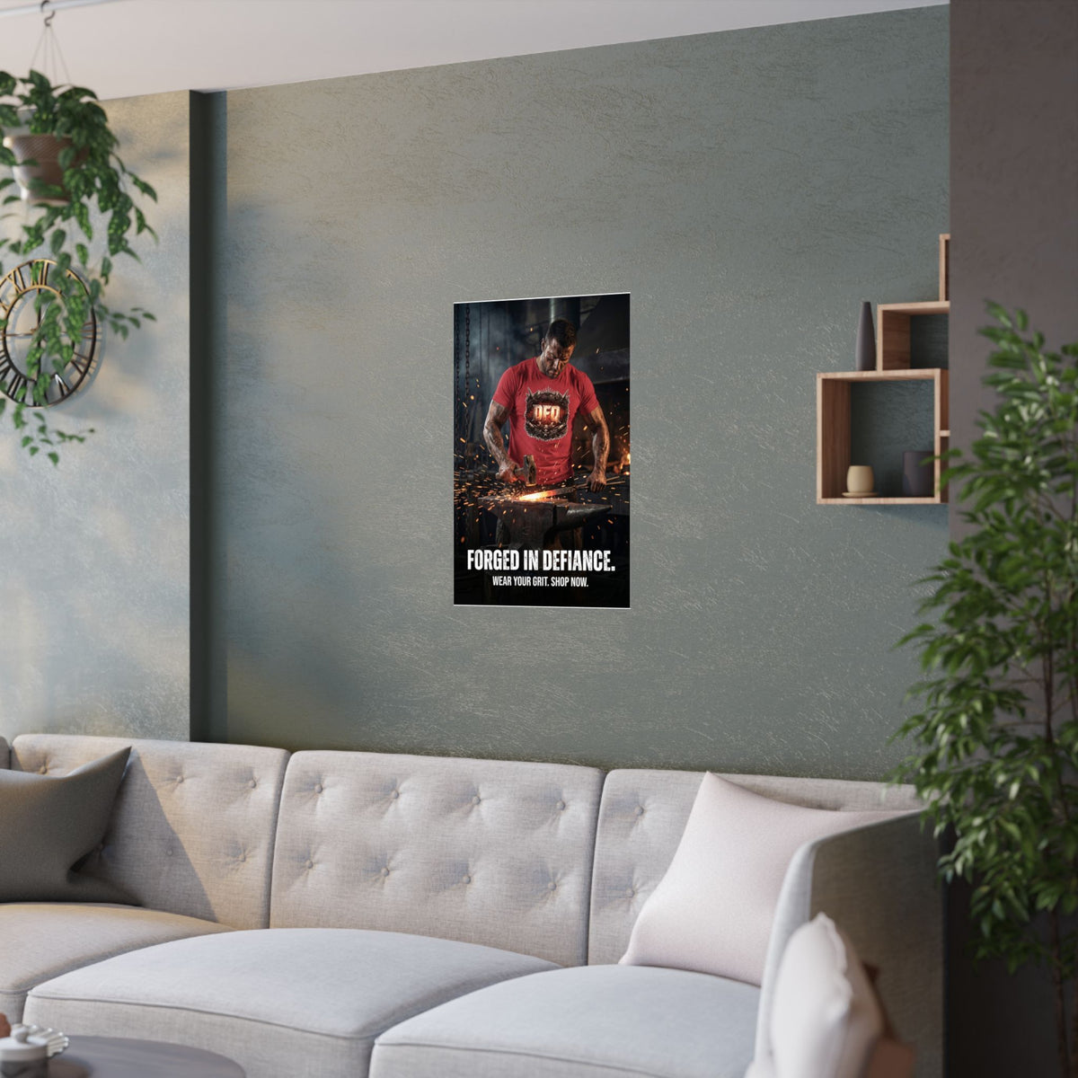 "Forged In Defiance" - Wall Art