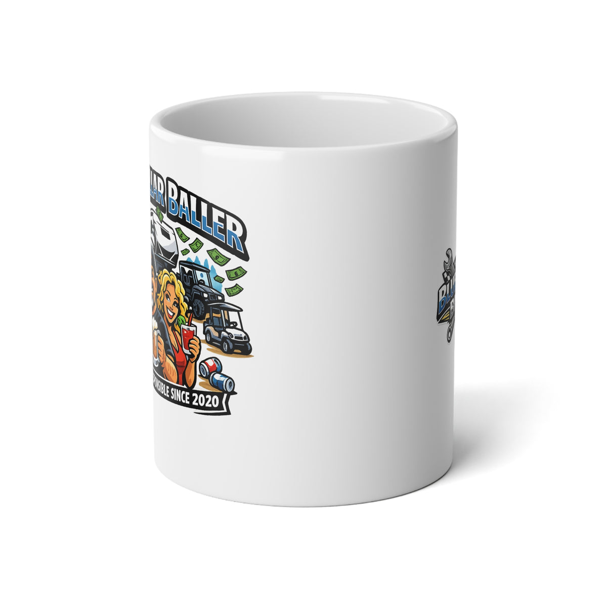 Blue Collar Baller - 20 oz Jumbo Mug