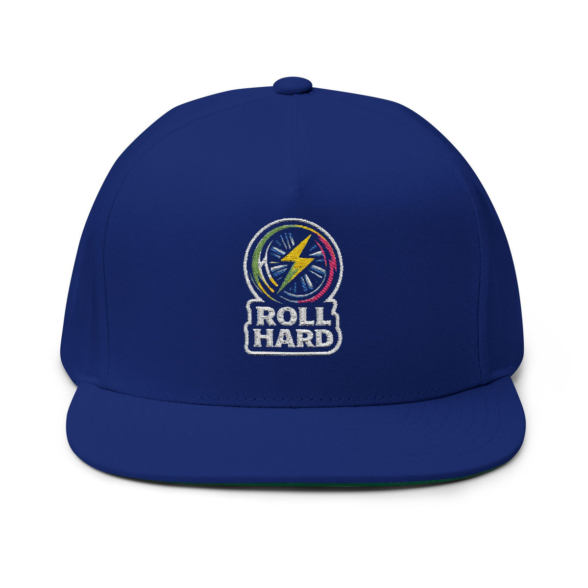 KH - Flat Bill Cap — Embroidered "Roll Hard"