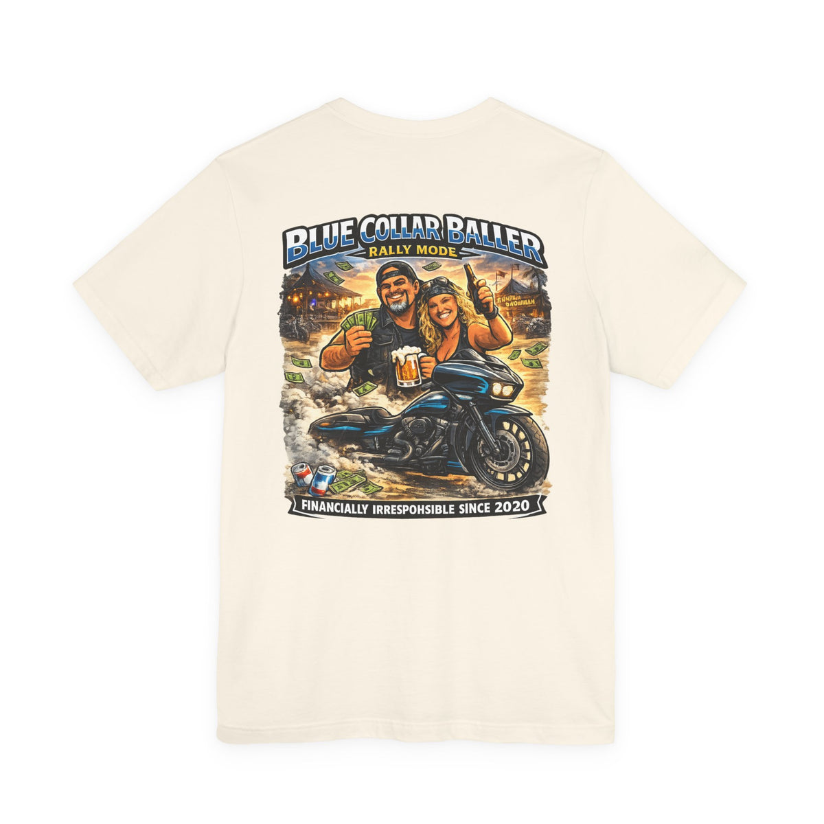 Blue Collar Baller - Motorcycle Tee