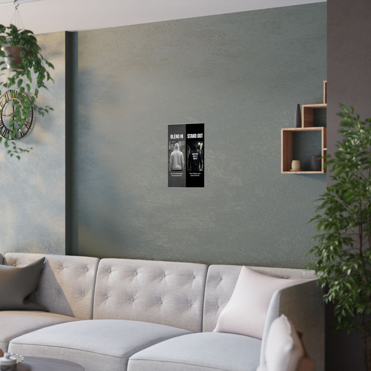 "Blend In / Stand Out"  Wall Art