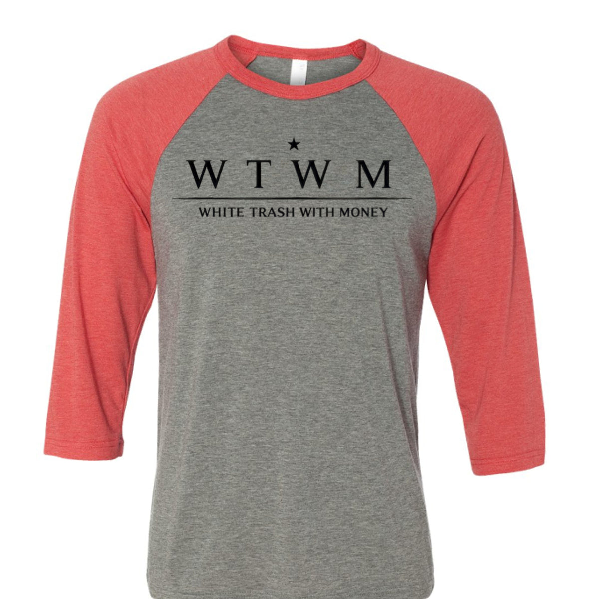GREY/LT RED TRIBLEND - 3200 - FRONT