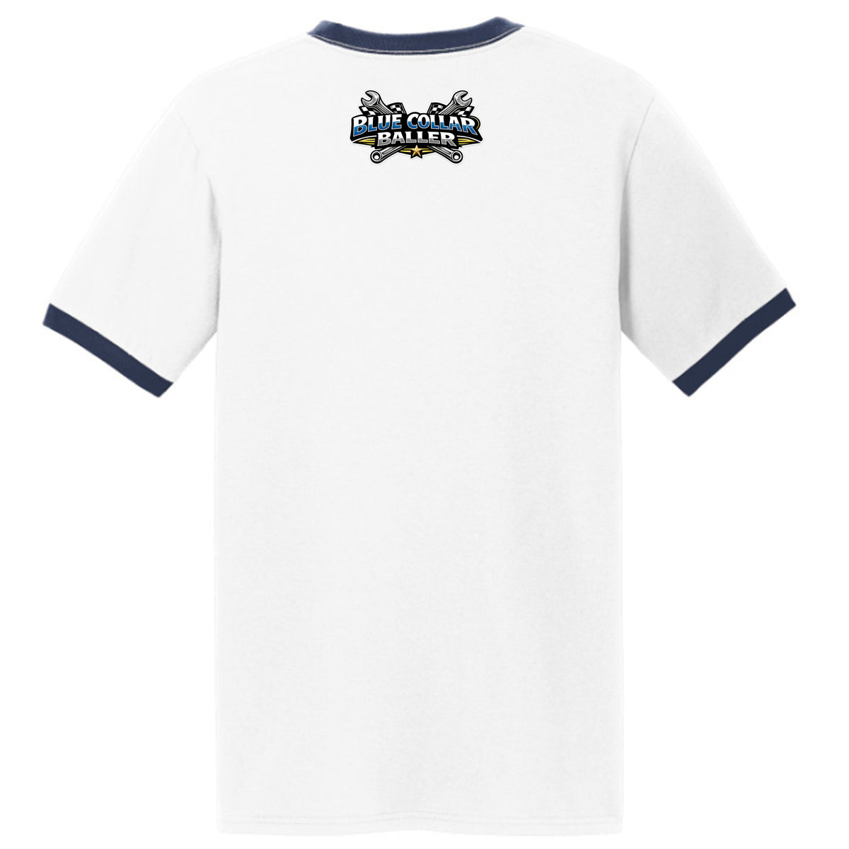 White/ Navy - PC54R - BACK