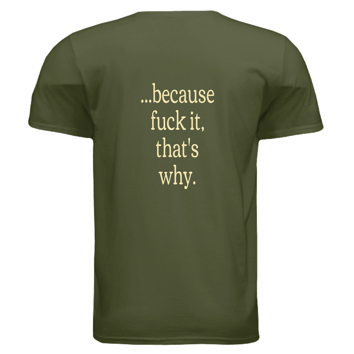 MILITARY GREEN - G640 - BACK